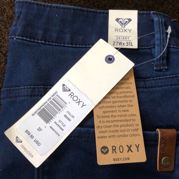 Roxy Denim - Roxy Skinny Dark wash skinny jeans size 27wx31L